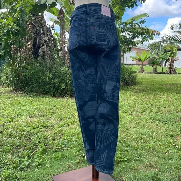 Levi’s OBEY Print Customizef in Miami Jeans - Picture 6 of 16